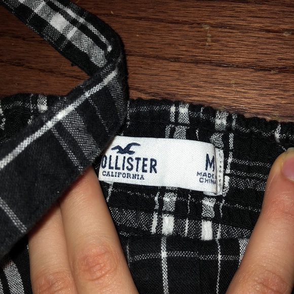 black and white stripped crop top - Picture 6 of 8